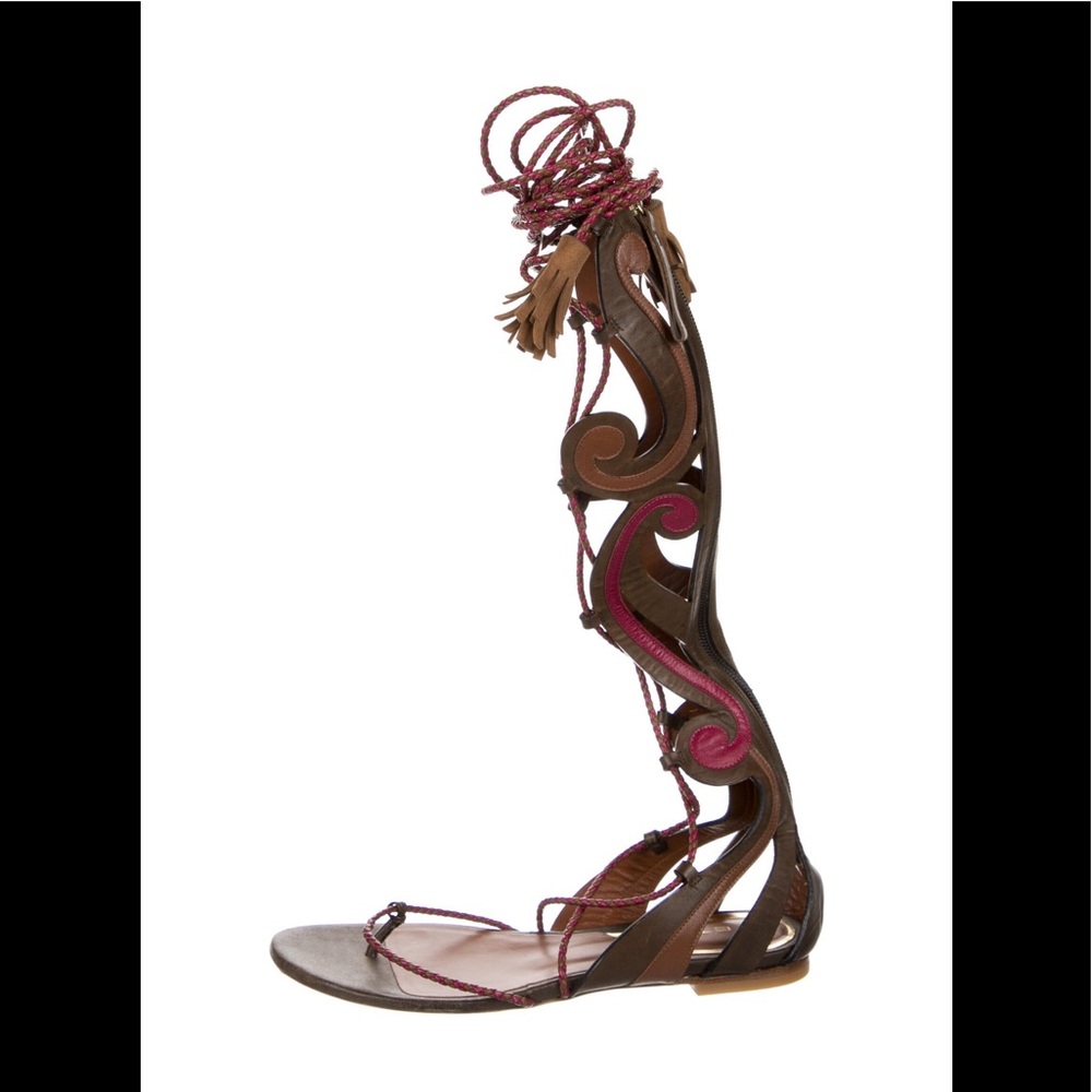 Etro Gladiator Leather Sandals NWT